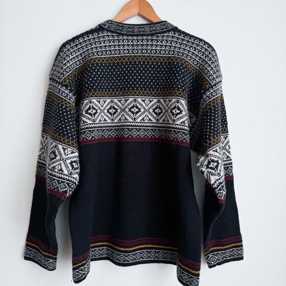 Vintage Norwegian Designs Wool Fairisle Pullover Sweater XS - Picture 6 of 7